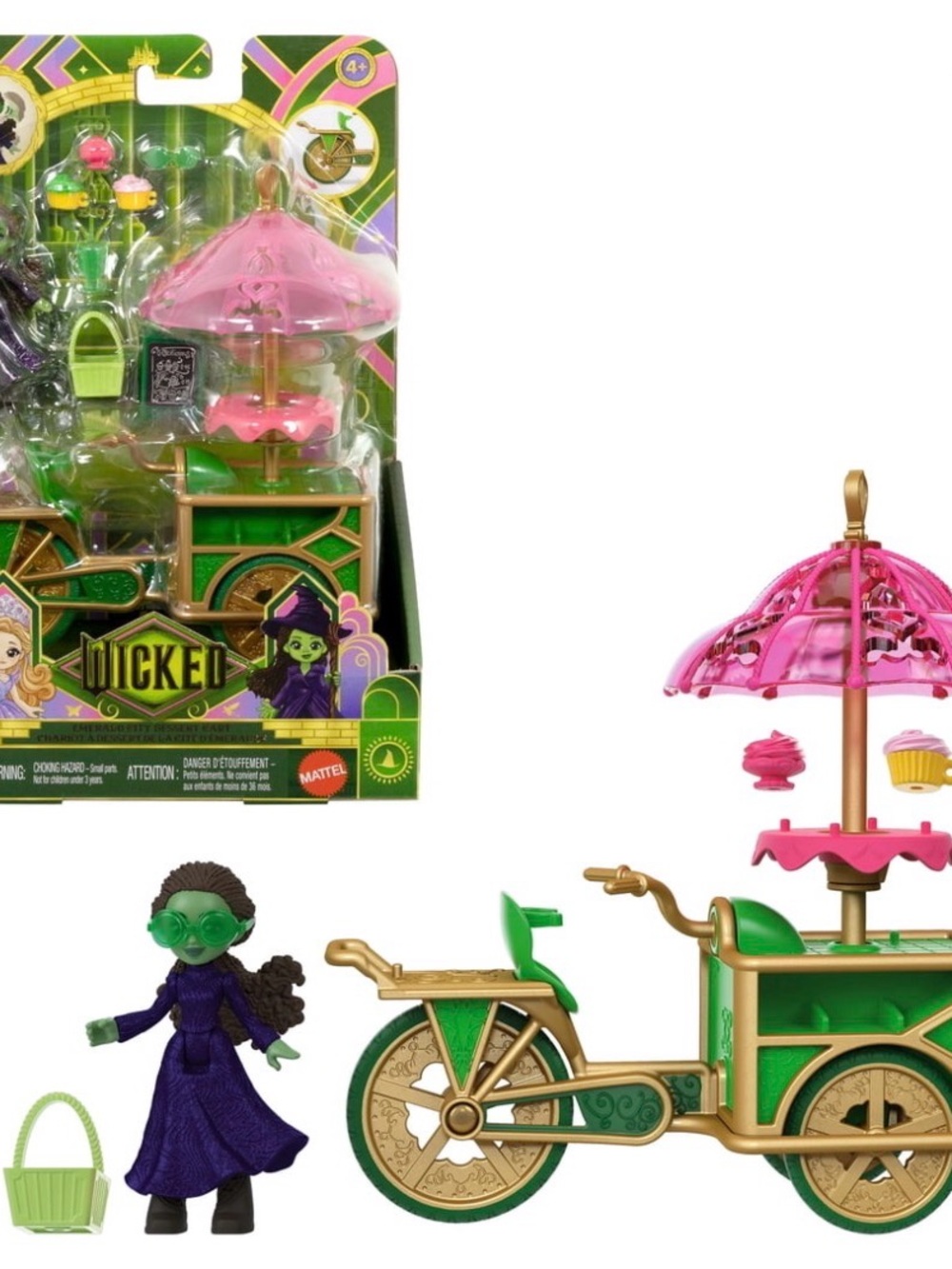Mattel Wicked Emerald City Dessert Cart Playset